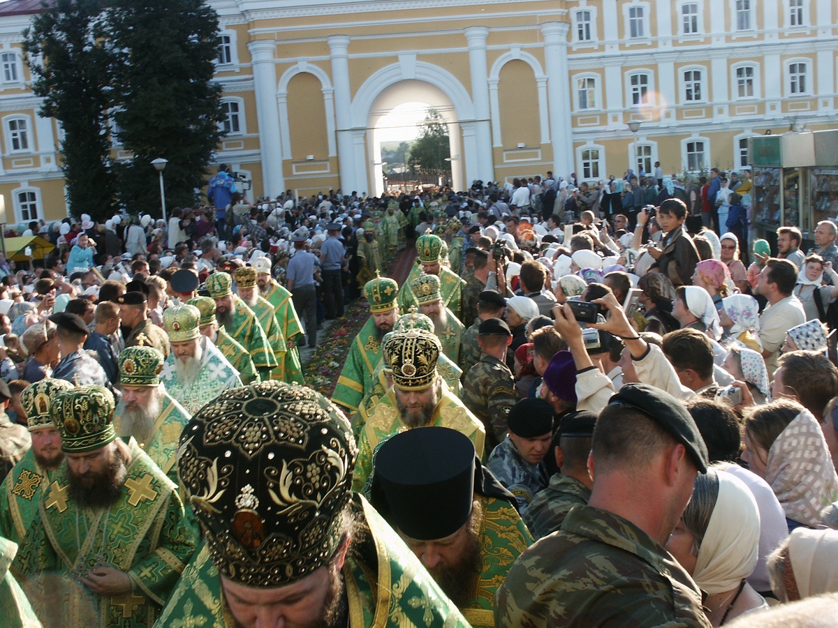 Вербное воскресенье в Дивеево