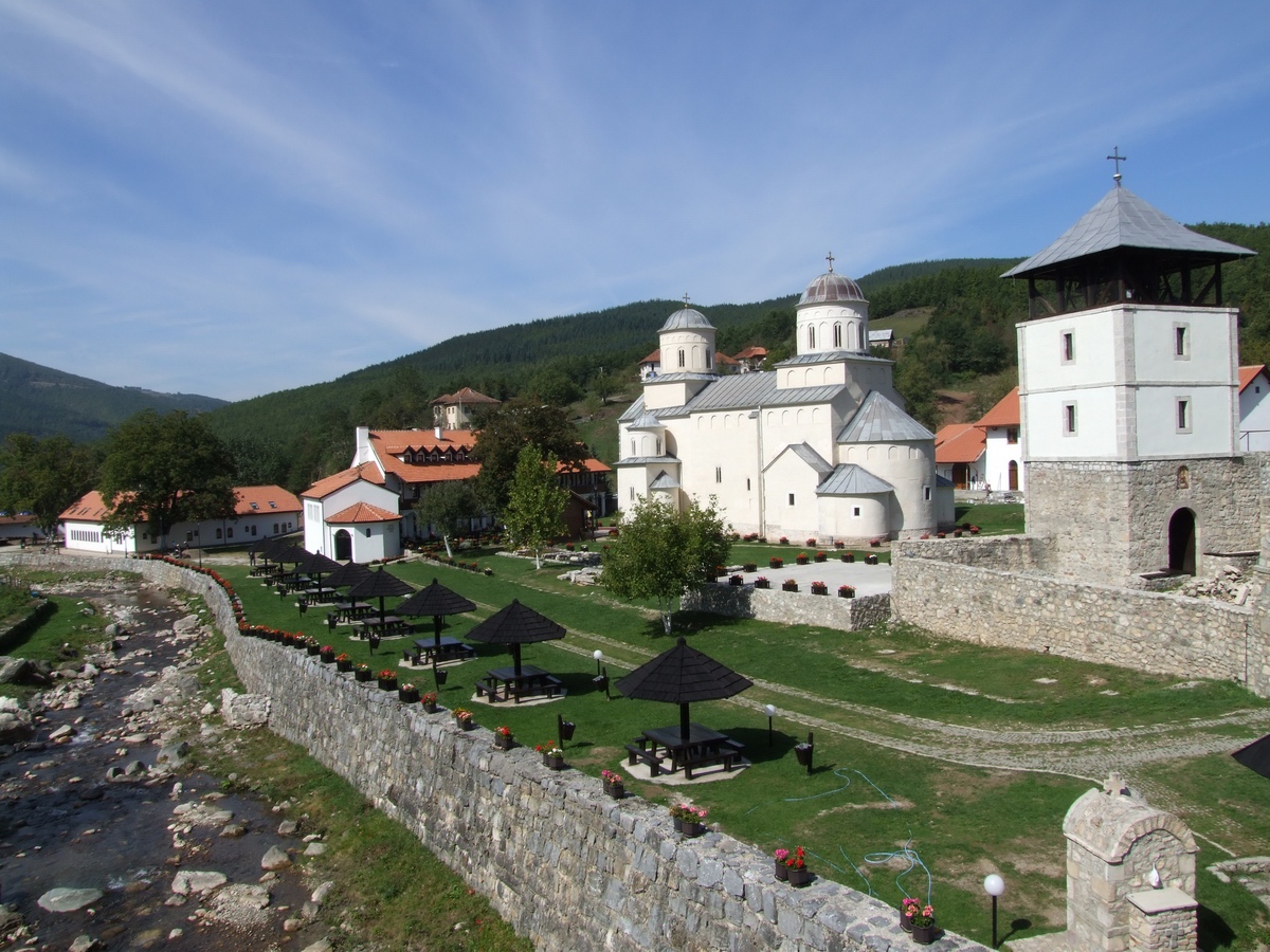 монастыри сербии